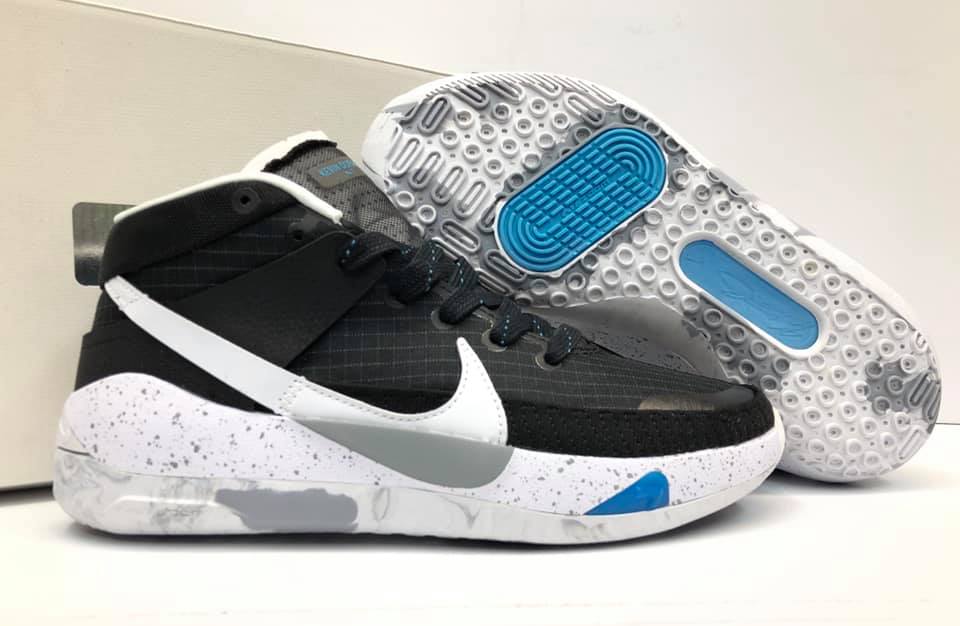 kevin durant shoes black and white