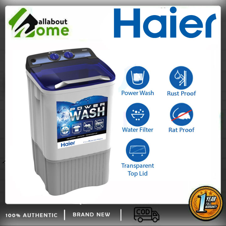 haier washing machine single