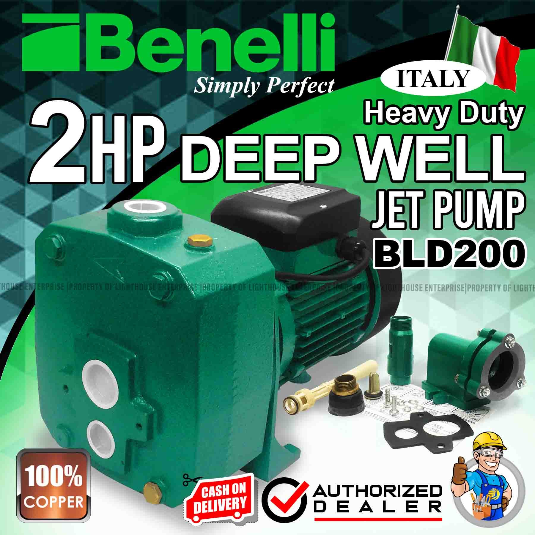 BENELLI Italy Heavy Duty Deep Well Water Jet Pump with Ejector and