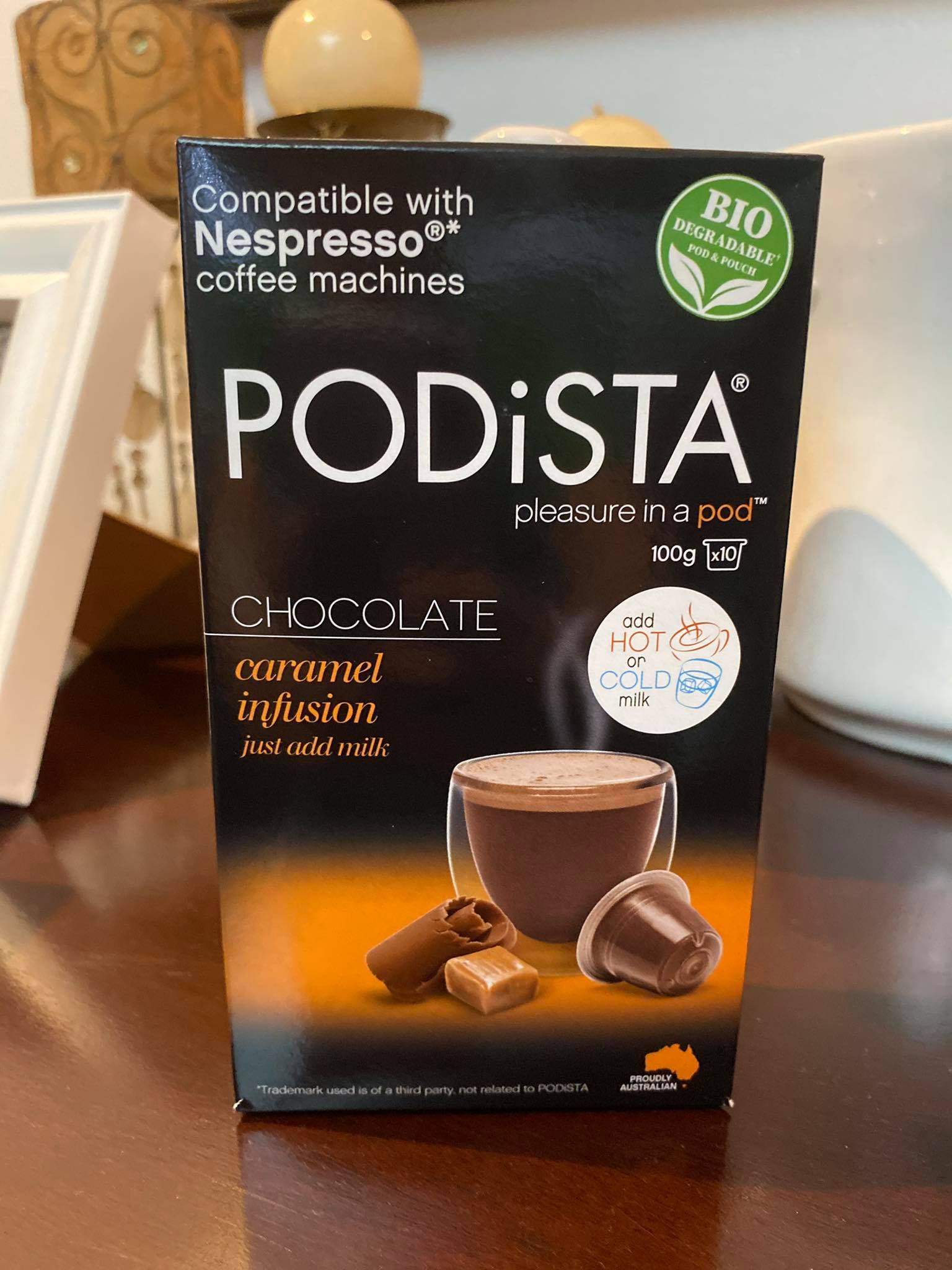 Nespresso Podista Chocolate Caramel 