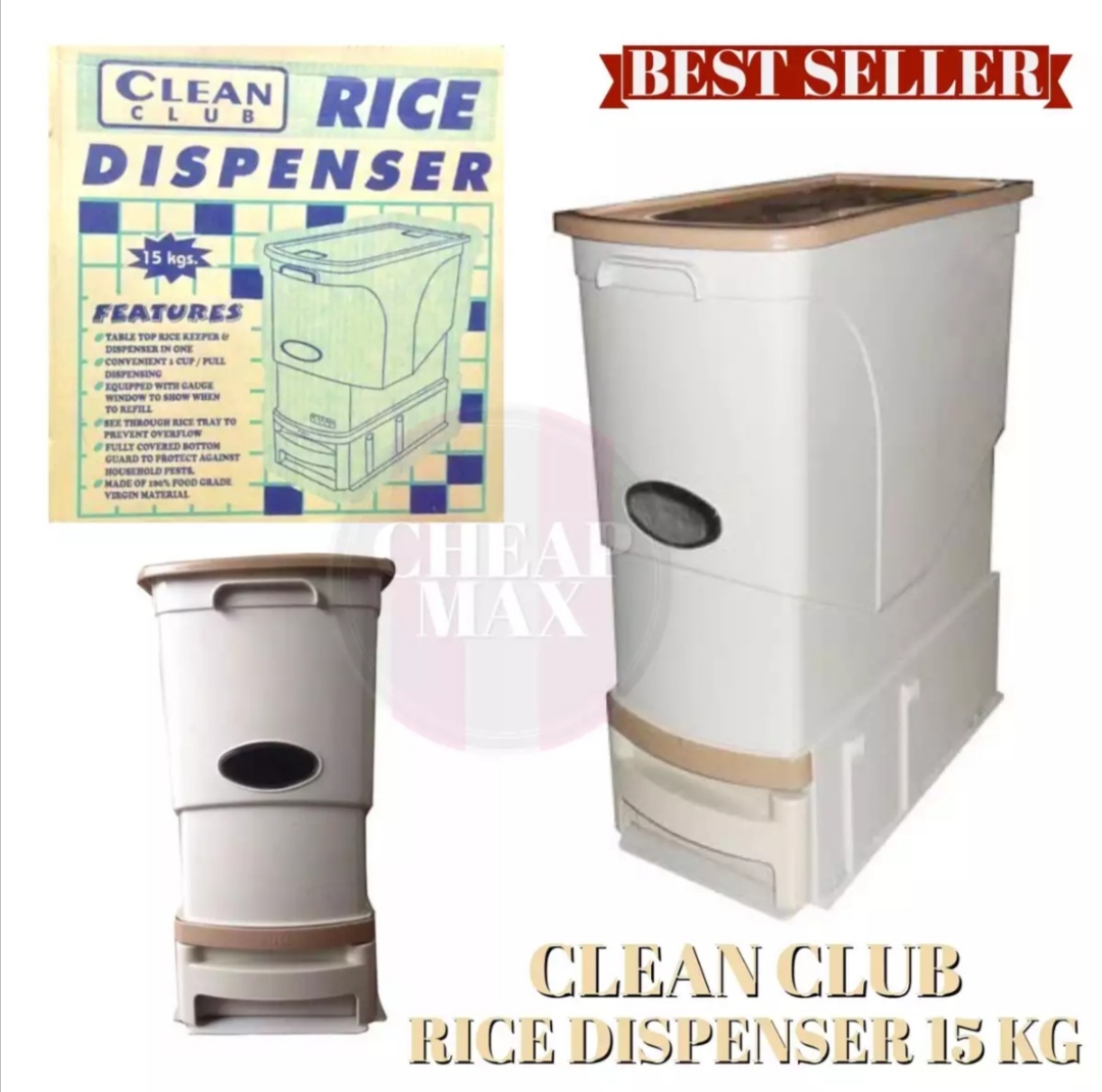 Clean Club Rice Dispenser 15L Lazada PH