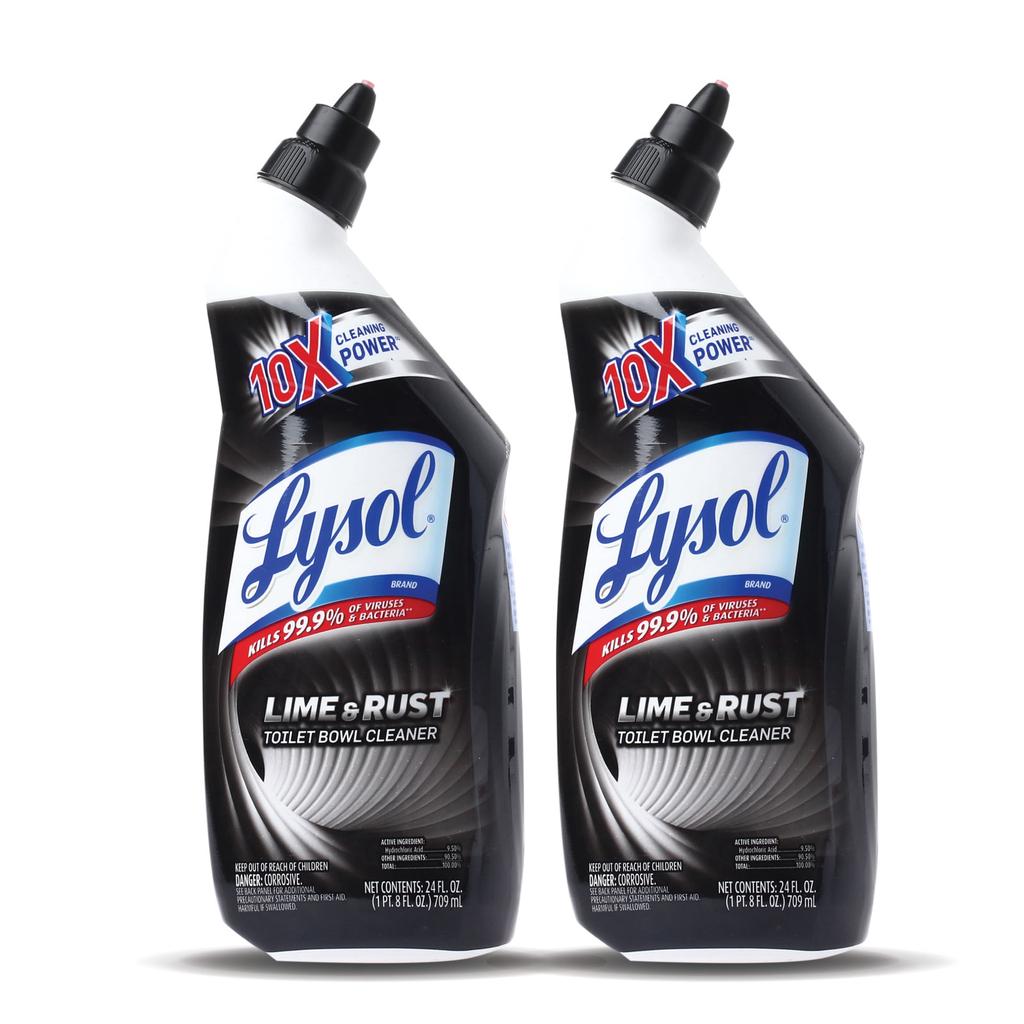Lysol Lime & Rust Toilet Bowl Cleaner 709ml Twin Pack | Lazada PH