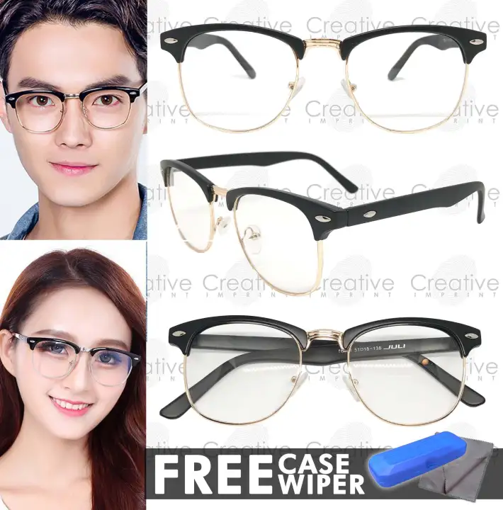 clubmaster style eyeglasses