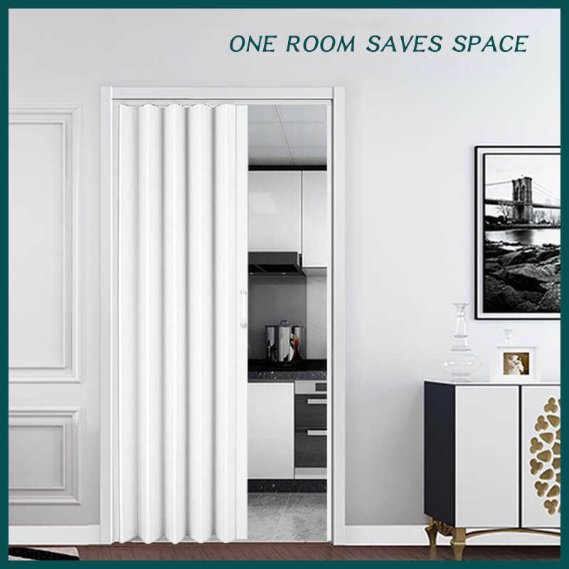 pvc folding door indoor bathroom kitchen bedroom kitchen door balcony