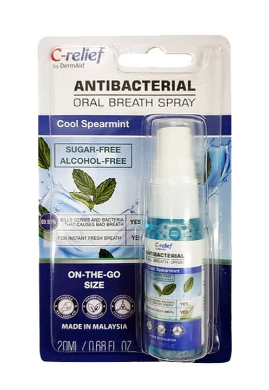 DERMAID C Relief Antibacterial Oral Breath Spray 20ml Lazada PH