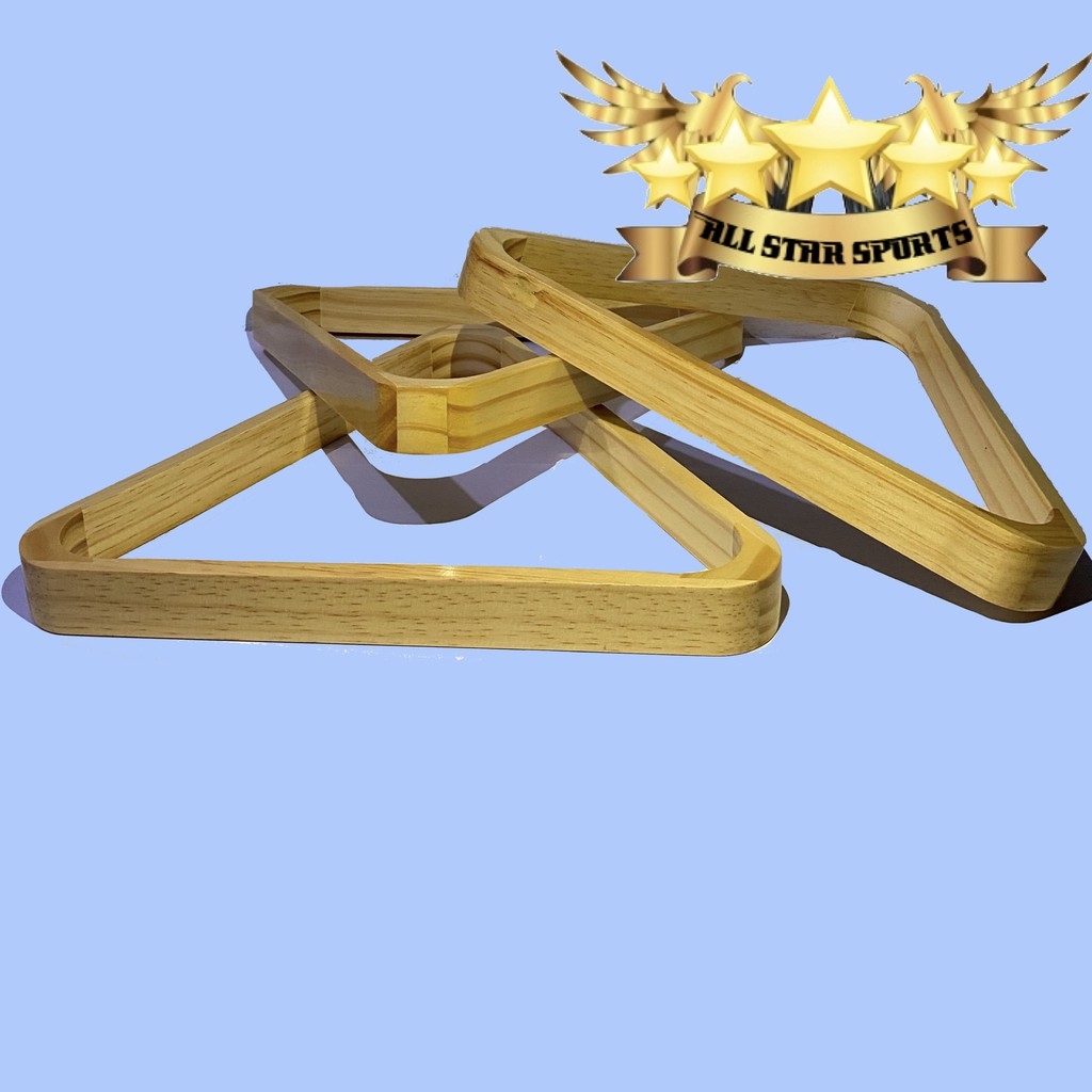 BILLIARD POOL BALL TRIANGLE RACK FOR BILLIARD TABLE PLASTIC WOOD FIBER