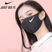 Nike Face Mask Washable with Design Reusable Anti-virus Mask Anti-Dust Facemask Wasahable Korean Design Face Masks for Women and Men Black Cotton Face Mask Outdoor Mask Cycling Mask 3D Mask Anti Haze Dust Face Mask on Sale