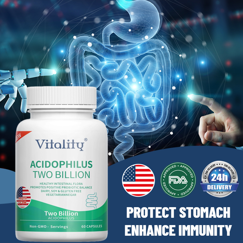 Lactobacillus Acidophilus Probiotic, Supports Digestive Absorption, 2