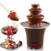 Deluxe Stainless Steel Chocolate Fondue Fountain for Parties and Weddings