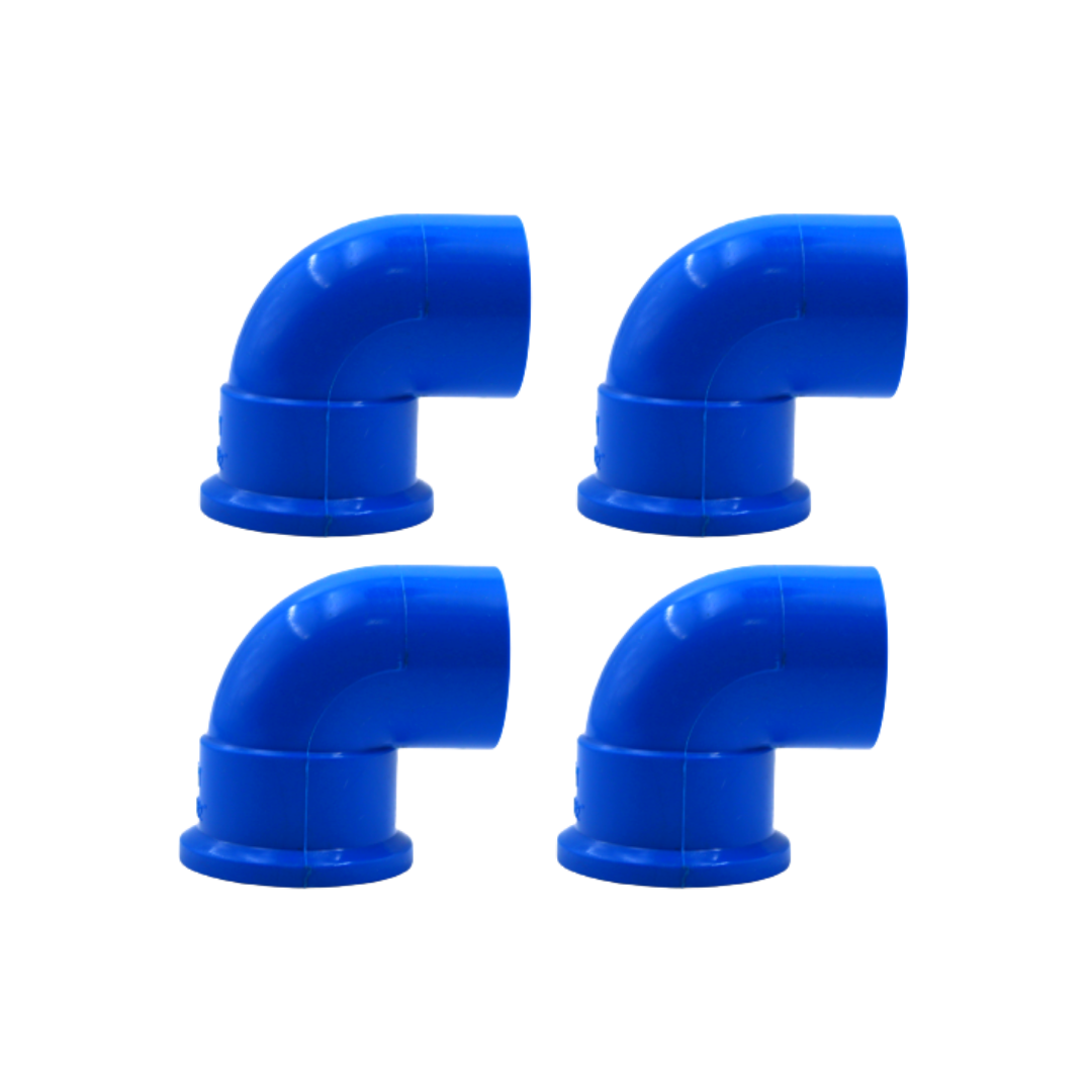 PVC BLUE ELBOW WITH THREAD Lazada PH