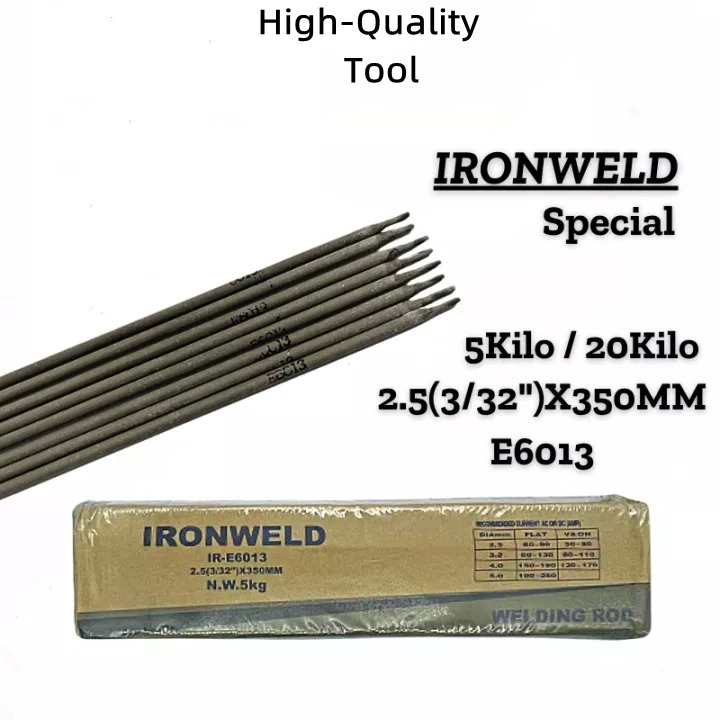 IRONWELD Welding Rod E6013 2.5mm 3/32" Special 5 And 20 Kilo / Box HIGH