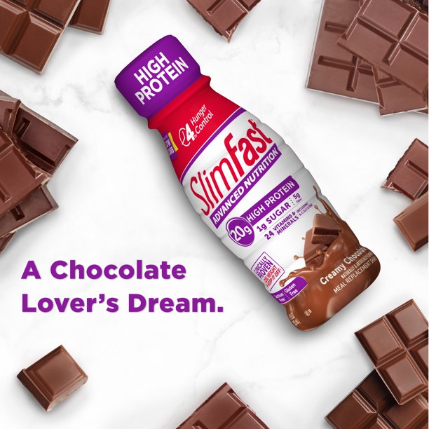 Slimfast Meal Replacement High Protein / High Fiber / 1g Sugar Only