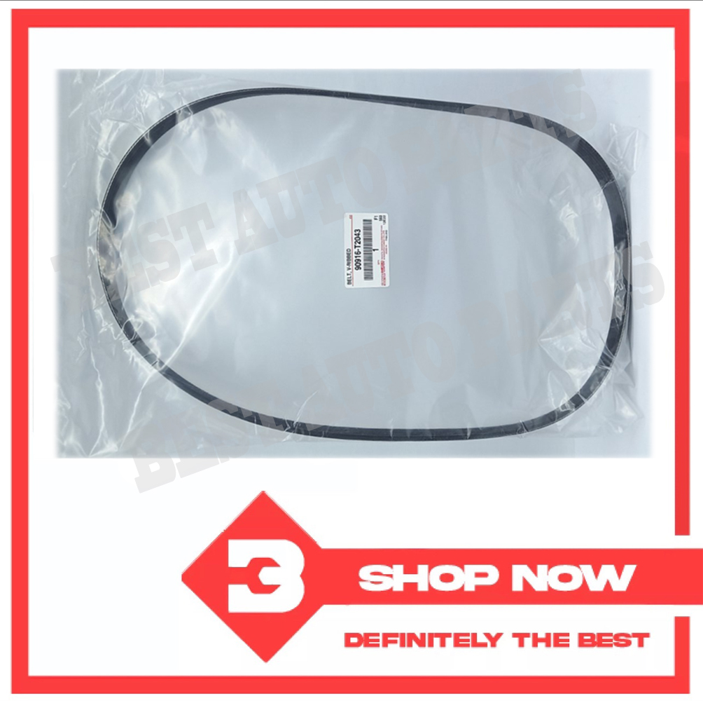 Genuine Toyota Alternator Belt for Toyota Altis 2010 2020 (6PK1220
