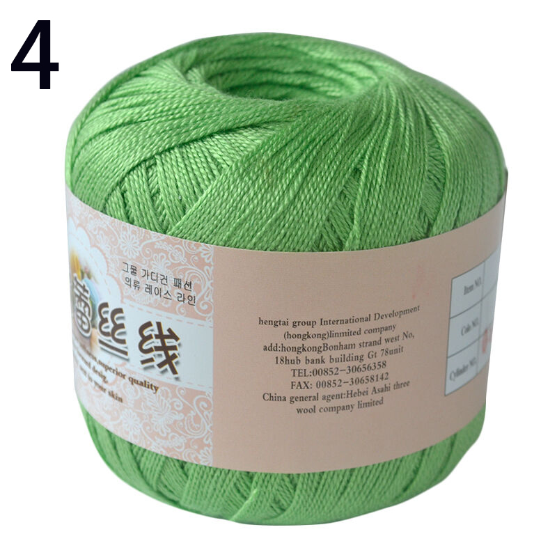 Pzcf, 50g/dây bông tròn, sợi bông ren chỉ may đan tay chỉ móc tự làm mercerized