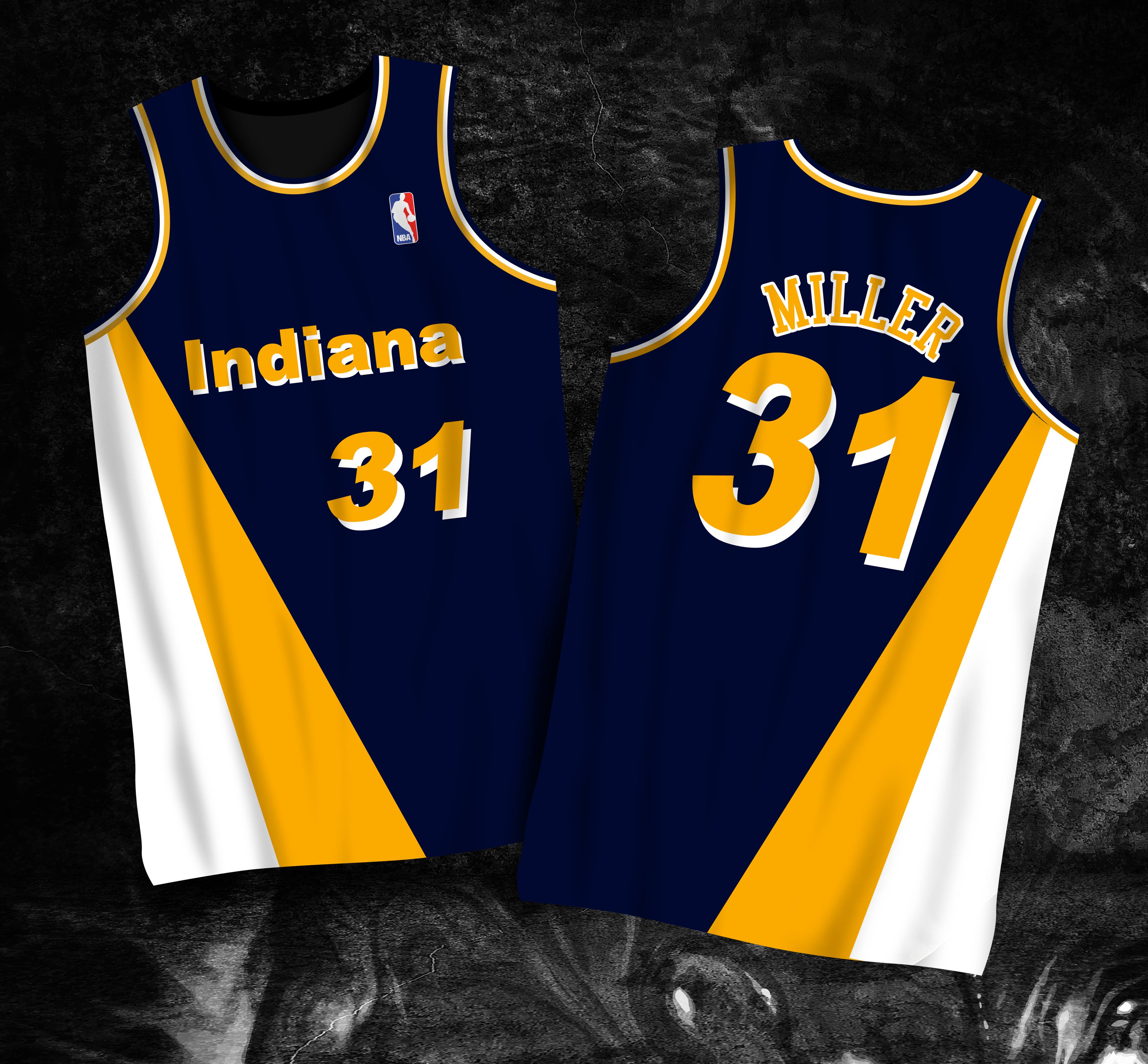 2020 Indiana Pacers Full Sublimated Basketball Jersey (Asphalt Series)