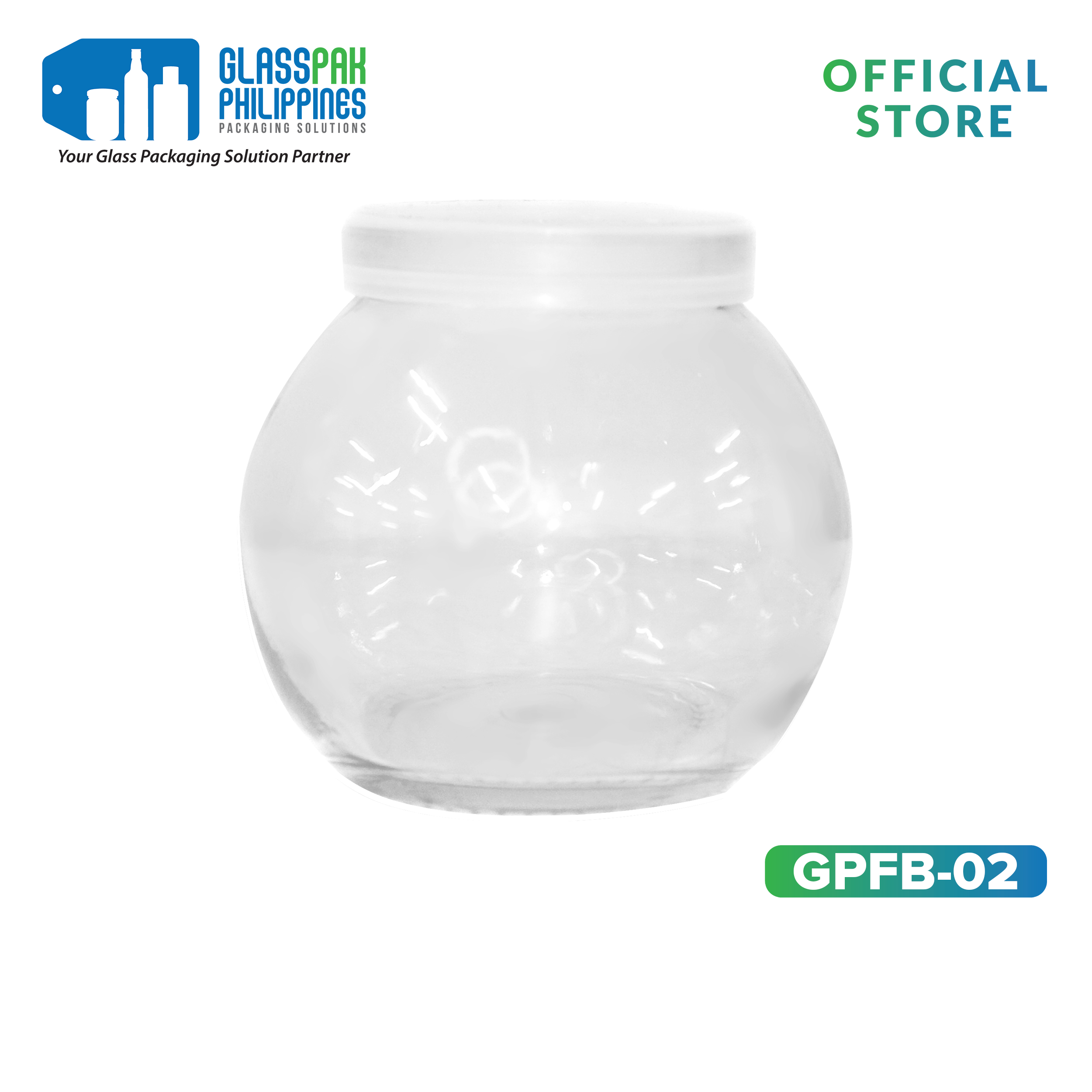 mini 100ml clear round pudding jar