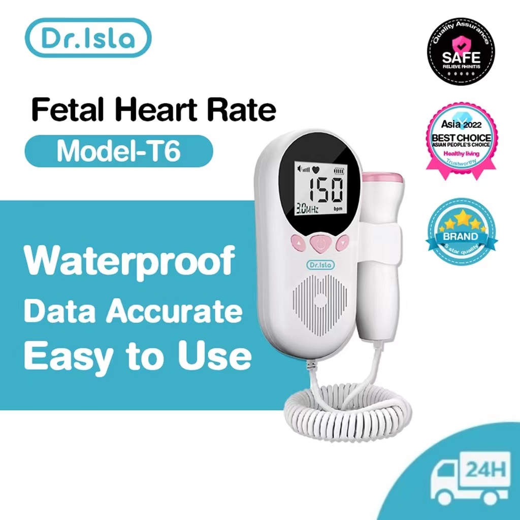 Dr.isla Doppler Fetal HeartRate Monitor for Baby Pregnancy