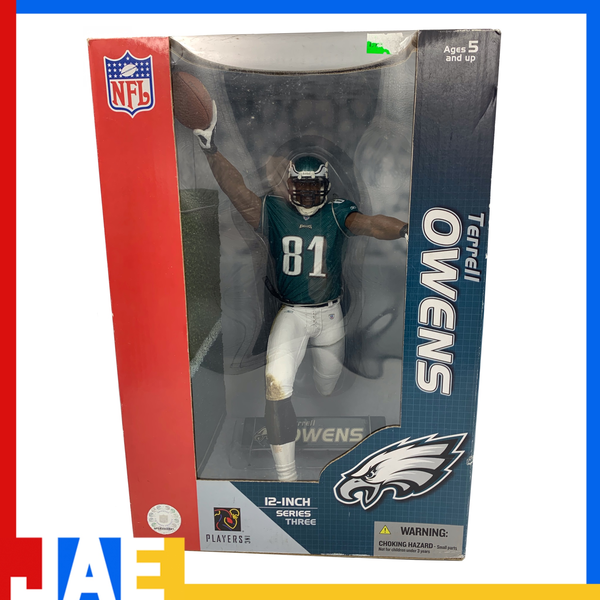 Mcfarlane NFL Football 12 inch Terrell Owens Action figure New in