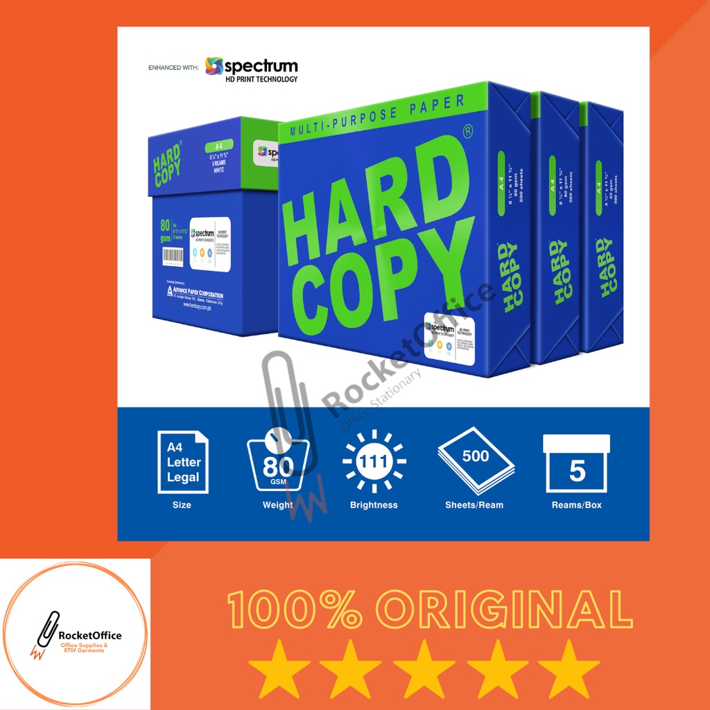 Hard Copy Bond Paper Advance Hardcopy Papel Shortlonga4 70gsm80gsm Substance 20 And 24 Original 6065