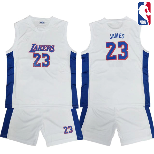 NBA Lakers Lebron James 23 Jersey Terno For Kids 3 Years Old to 15 Years Old  Unisex For Boys and Girls Basketball Jersey for Kids Sando and Short Terno  Wholesale Price Murang