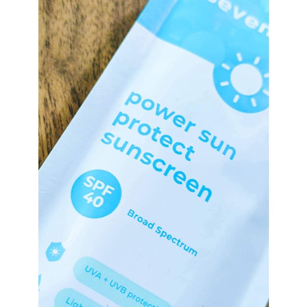 Sevendays Power Sun Protect Sunscreen Spf 40 50g Sachet Herskin Kath Melendez Her Skin Seven 2469