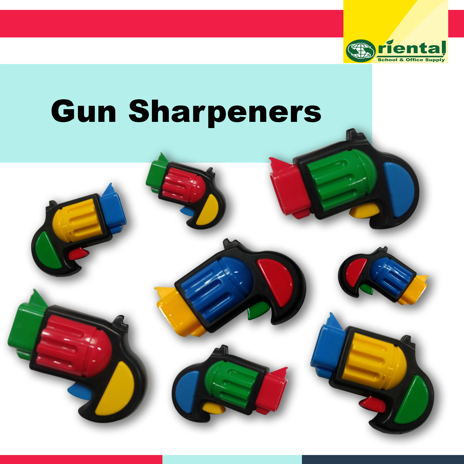 Amazing Gun Pencil Sharpener Small Toy Gun Sharpener for your Kids