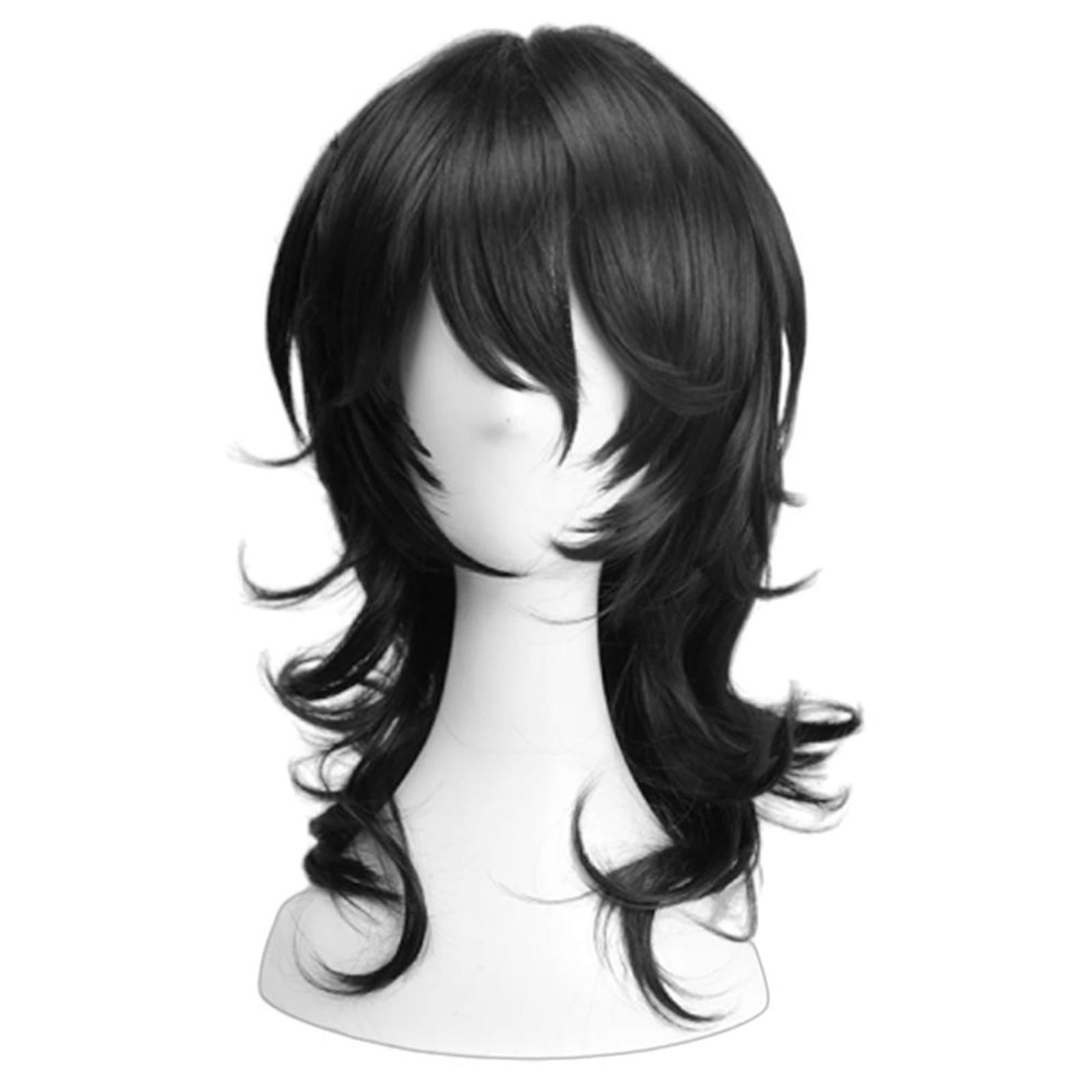 Cosplay Wig For My Hero Academia For Aizawa Shota Layered Large Wig