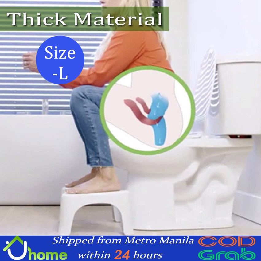【SOYACAR】Toilet Step Stool Squatty Potty Bathroom Toilet Stool Foot