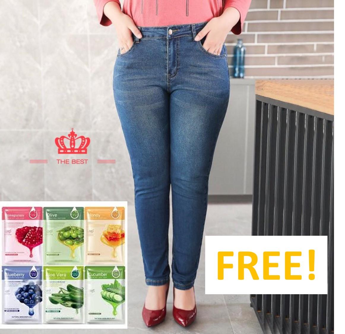 free size jeans for ladies