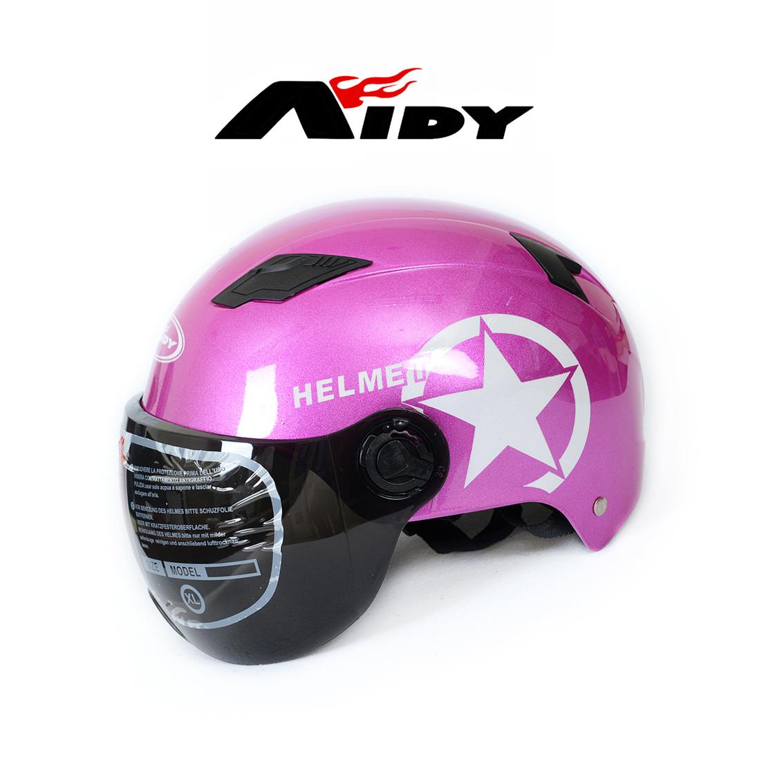 1/4 motorcycle helmets Classic #1 Sun Shield X14 3/4 Helmet