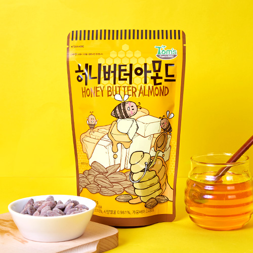 Tom's Farm Korean Honey Butter Almond 210g Lazada PH