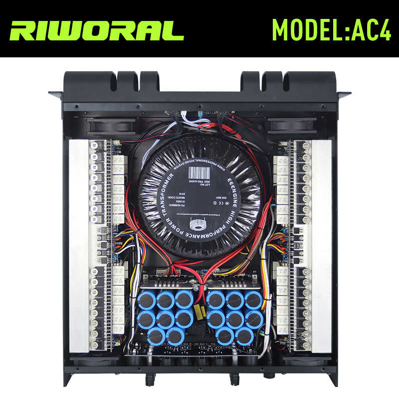 Queen AUDIO RIWORAL AC2 AC4 power amplifier original 2 4 channel