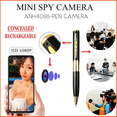 [SPY] Pen camera Rechargeable Built-in Mic ballpen # camera for vlogging, spy camera small, mini camera for sex, spy camera small, body camera video recorder, mini camera spy