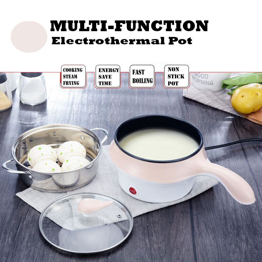 18cm Multifunction Electric Frying Pans 1.5L multifunctional nonstick