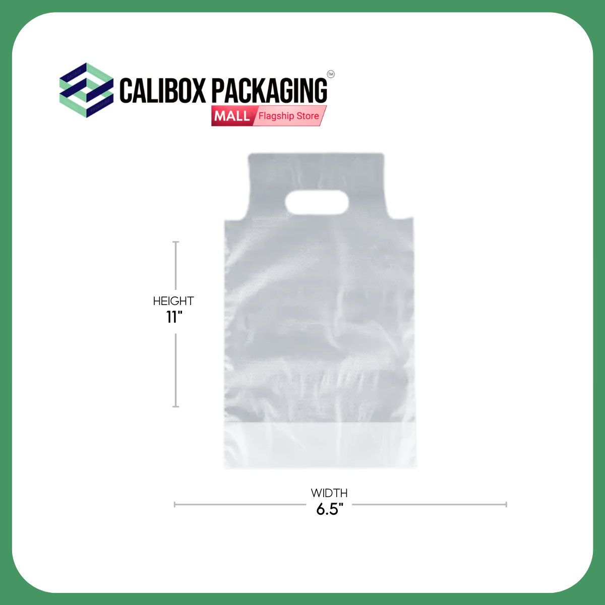 Calibox Packaging Milk Tea Takeout Bag, Disposable Plastic Bag, Soda