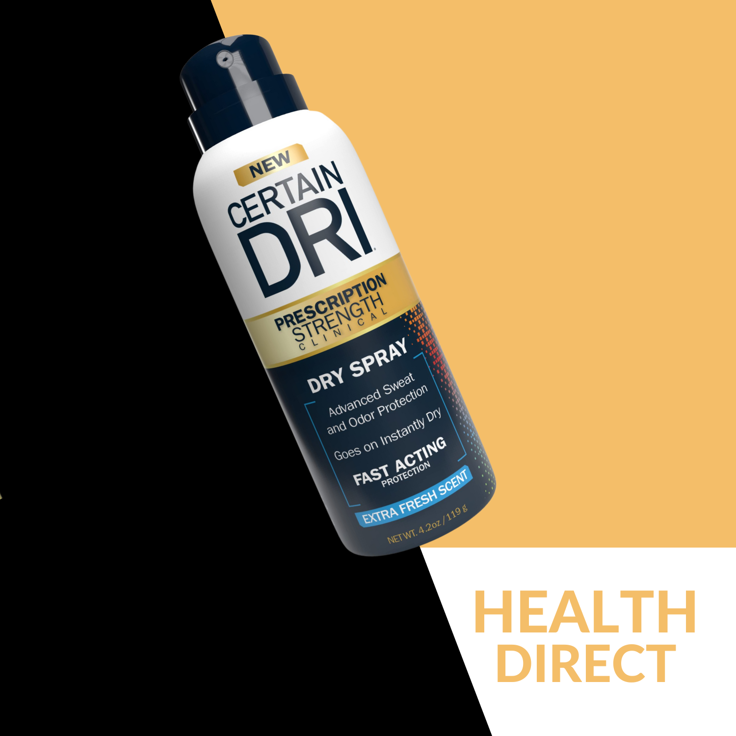 Certain Dri Prescription Strength Clinical Antiperspirant Deodorant Dry