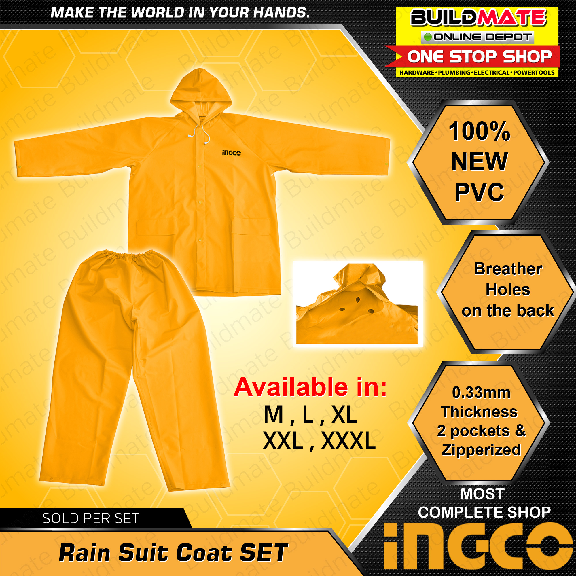 ingco-thick-heavy-duty-rain-coat-suit-and-pants-set-100-new-pvc