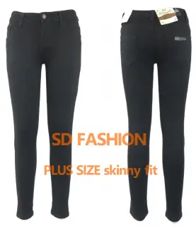 plus size skinny jeans with holes