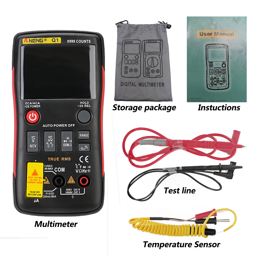 Lcr Meter 9999 Analog Tester Auto Wire Test Meter True RMS Professional