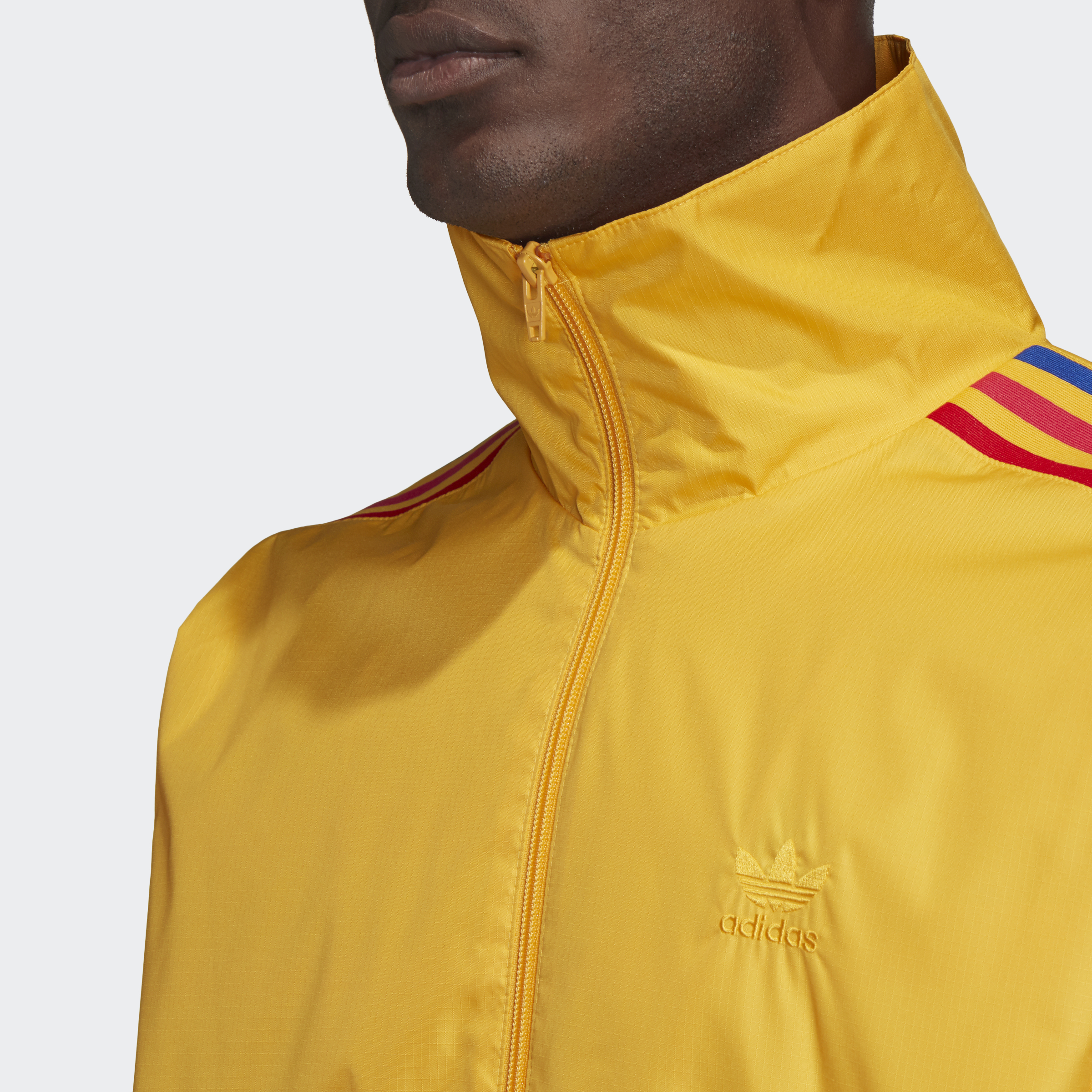 adidas ORIGINALS 3D Trefoil 3-Stripes Track Jacket Men Yellow GE0848 |  Lazada Singapore