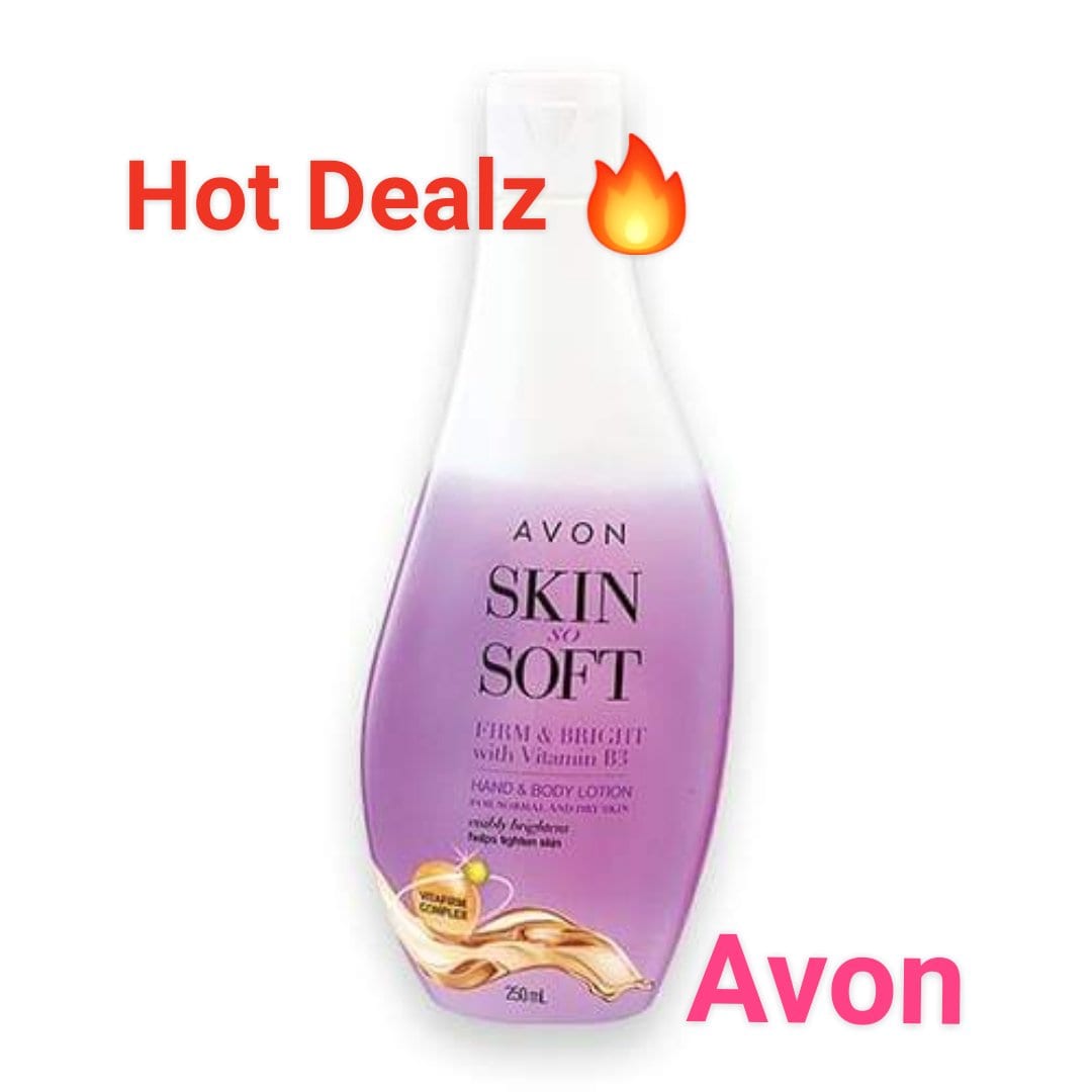 Avon Skin So Soft Firm Bright With Vitamin B3 Lotion (250ml) Lazada PH