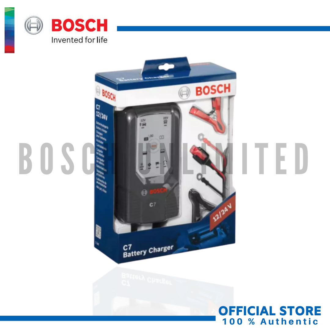 Bosch C7 Battery Charger For Cars 12v And 24v Lazada Ph