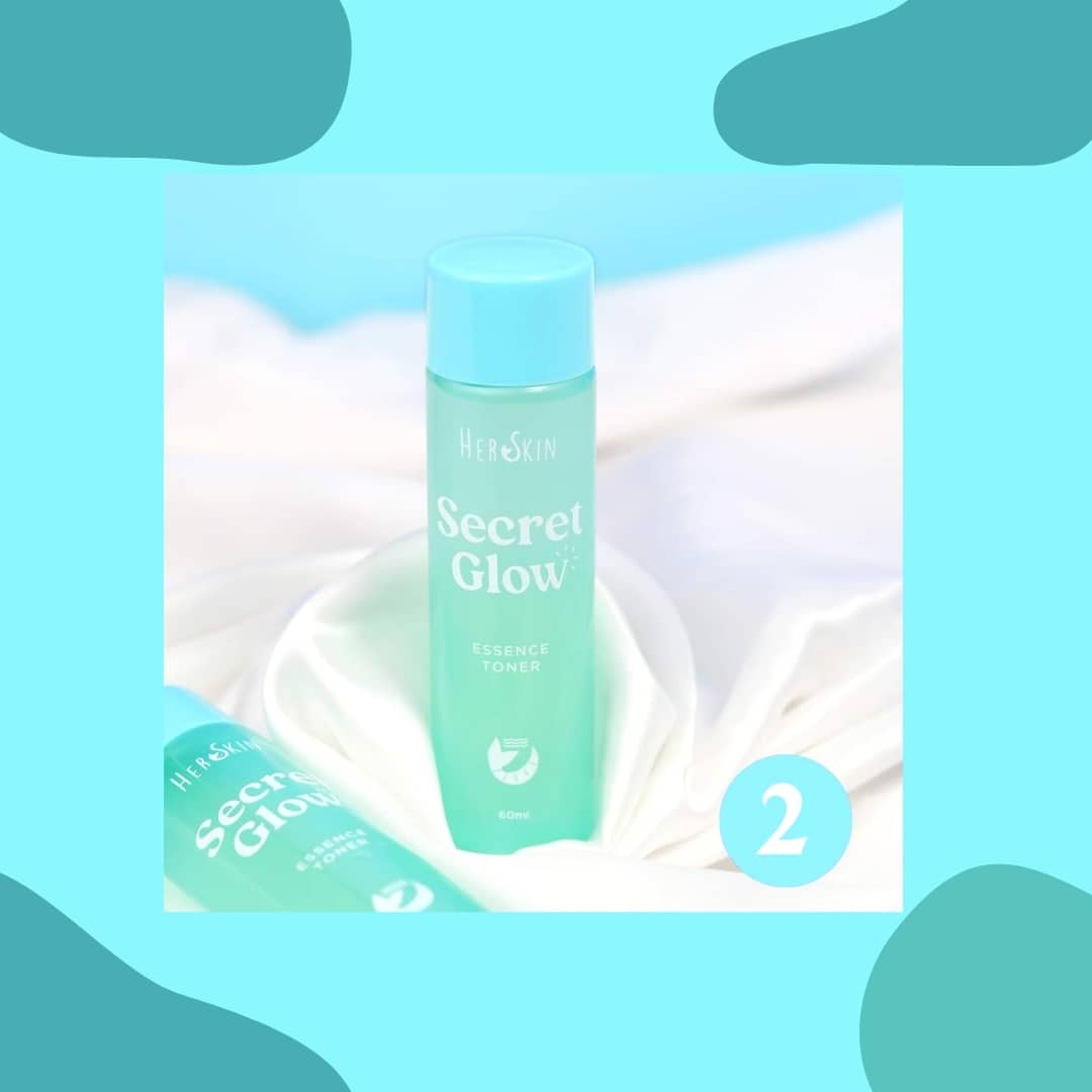 [ON HAND] Her Skin Secret Glow Essence Toner with Freebies | Lazada PH