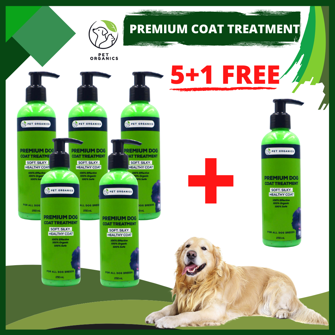 5+1 Premium Dog Coat Treatment 250ML for Silky, Soft and Healthy