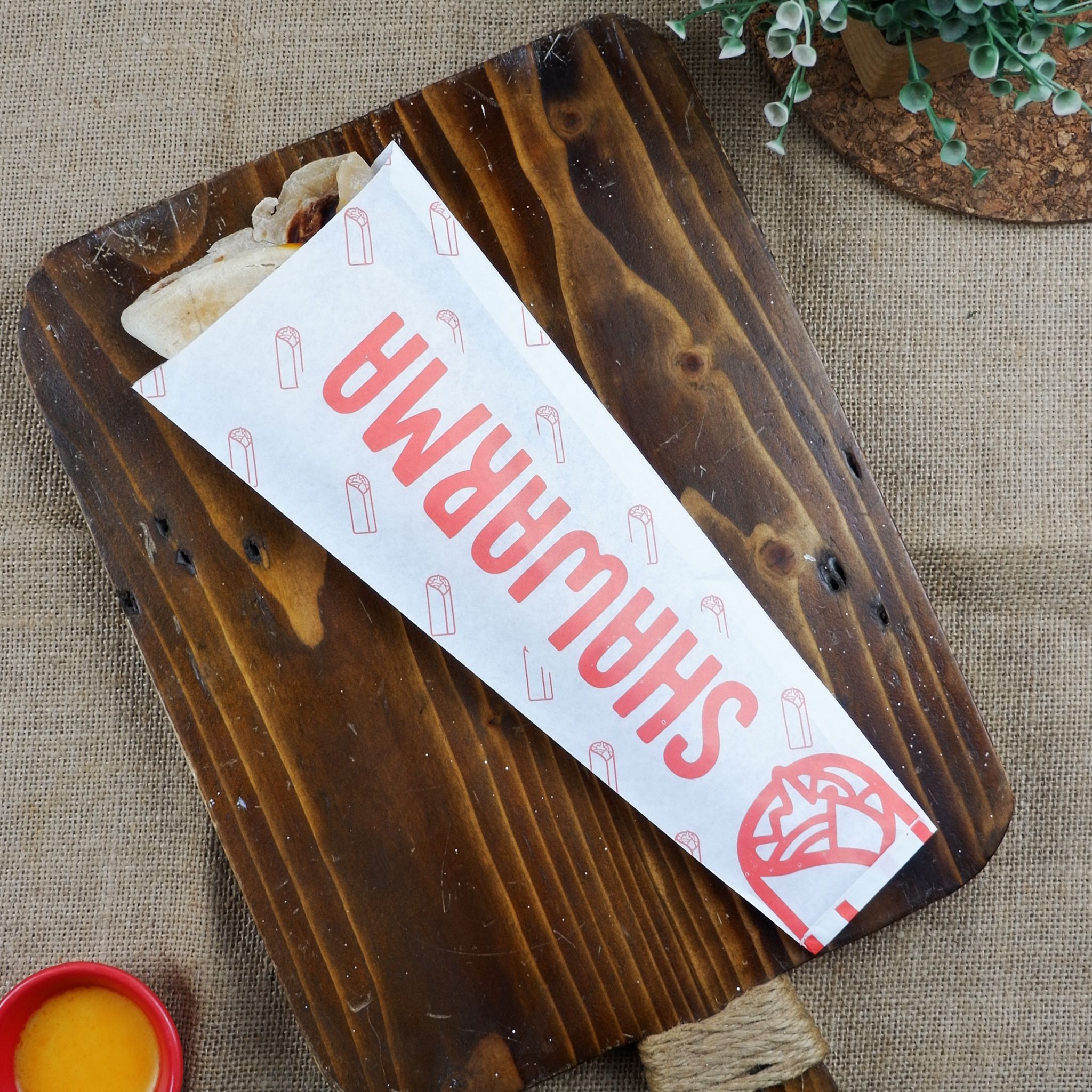 Shawarma Wrapper Gen2 Design (100pcs) Greaseproof Paper | Lazada PH