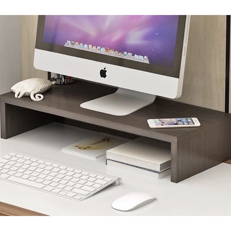 g5tqU6mO Korean Ins Computer Rack Keyboard Wooden Organizer Storage ...