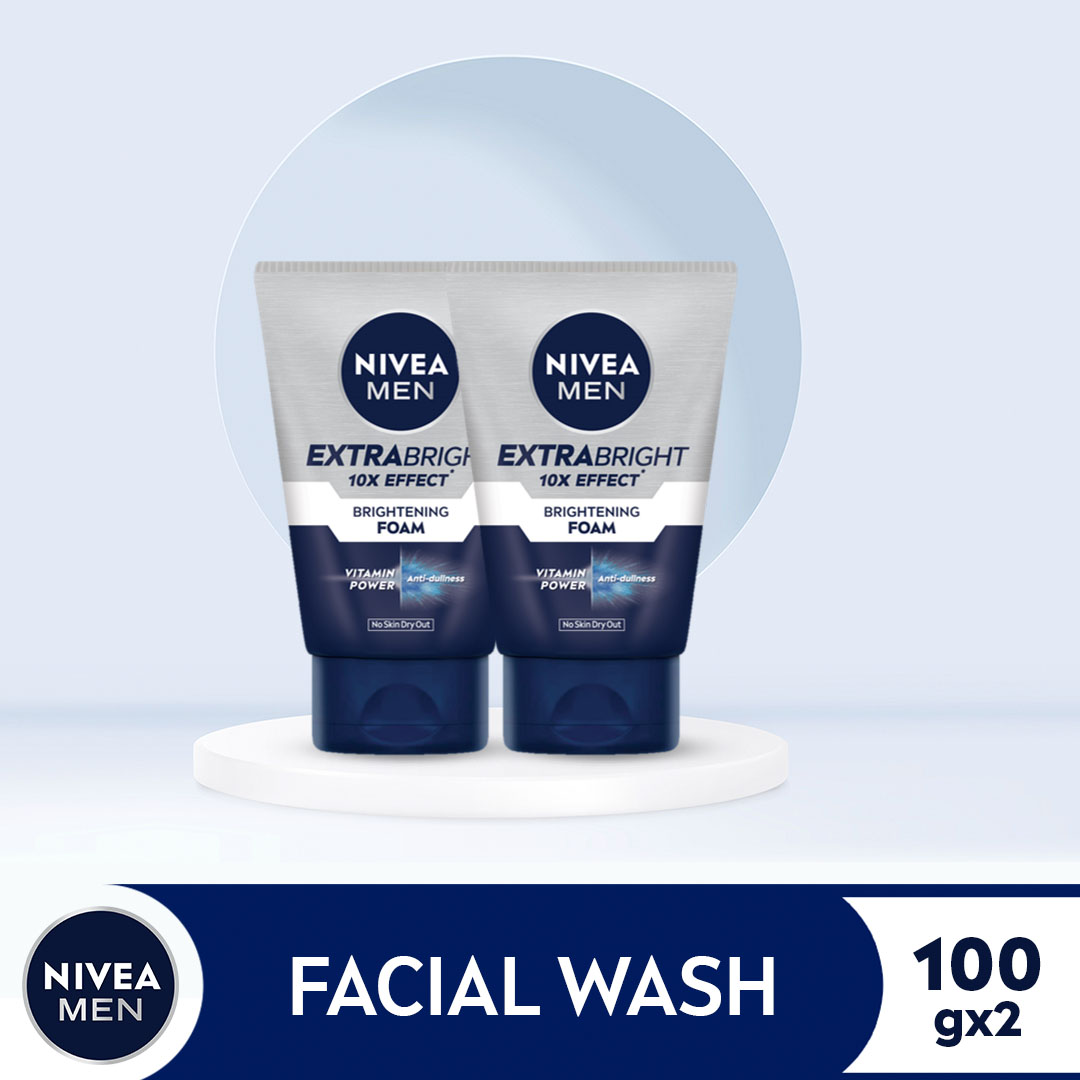 Nivea Men White 10X Effect Foam - Mousse Nettoyante Blanchissante Et Minimise Pores - Neuf