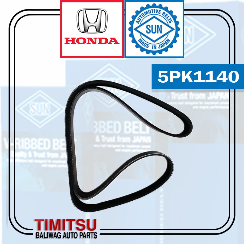 DRIVE BELT HONDA CITY JAZZ MOBILIO CITY 1.5 PART NO. 5PK1140 SUN