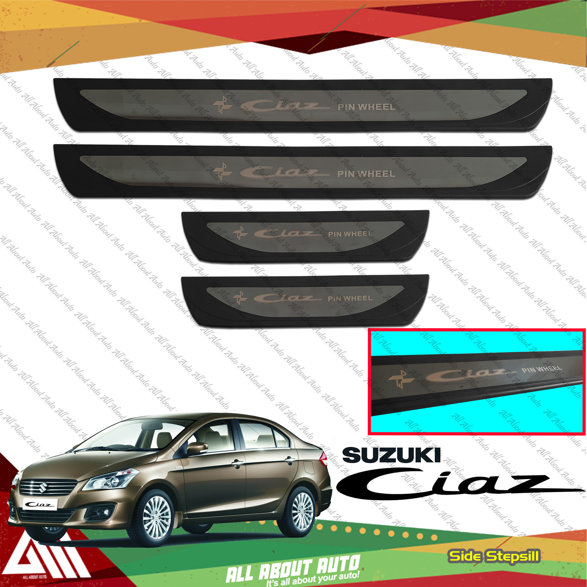 Suzuki Ciaz 20162021 Door Side Step Sill / Scuff Plate Lazada PH