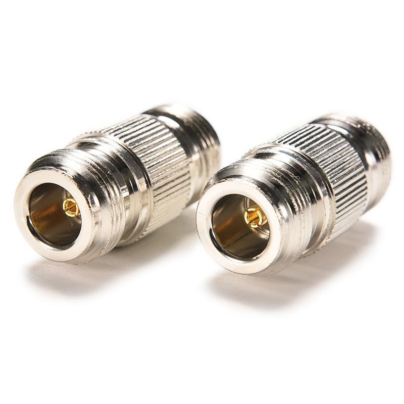 Elector N Type Female Jack to N Female Plug Double Straight RF Coaxial Adapter Connector